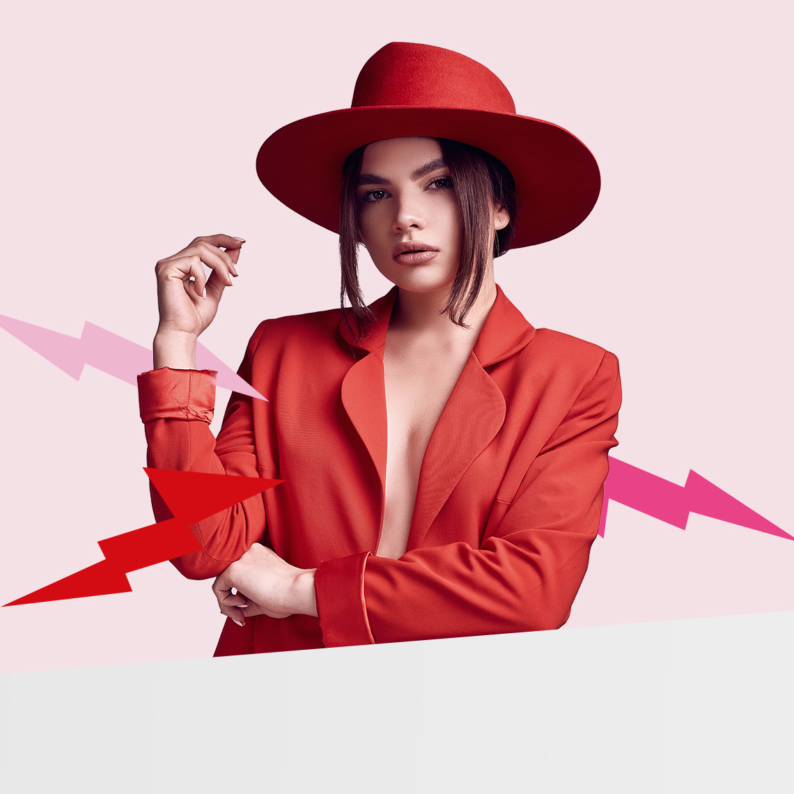 women with hat